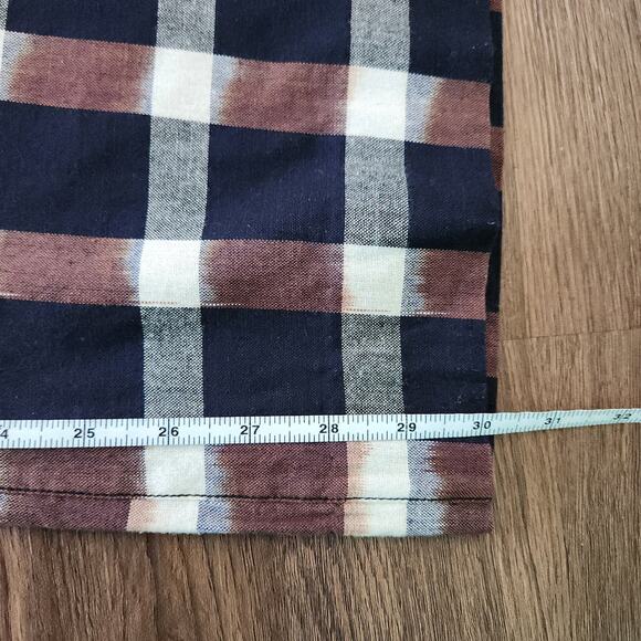 ALIX OF BOHEMIA Charlie Plaid Princess Wide Leg Cotton Pants XL Retro Designer - Picture 10 of 10